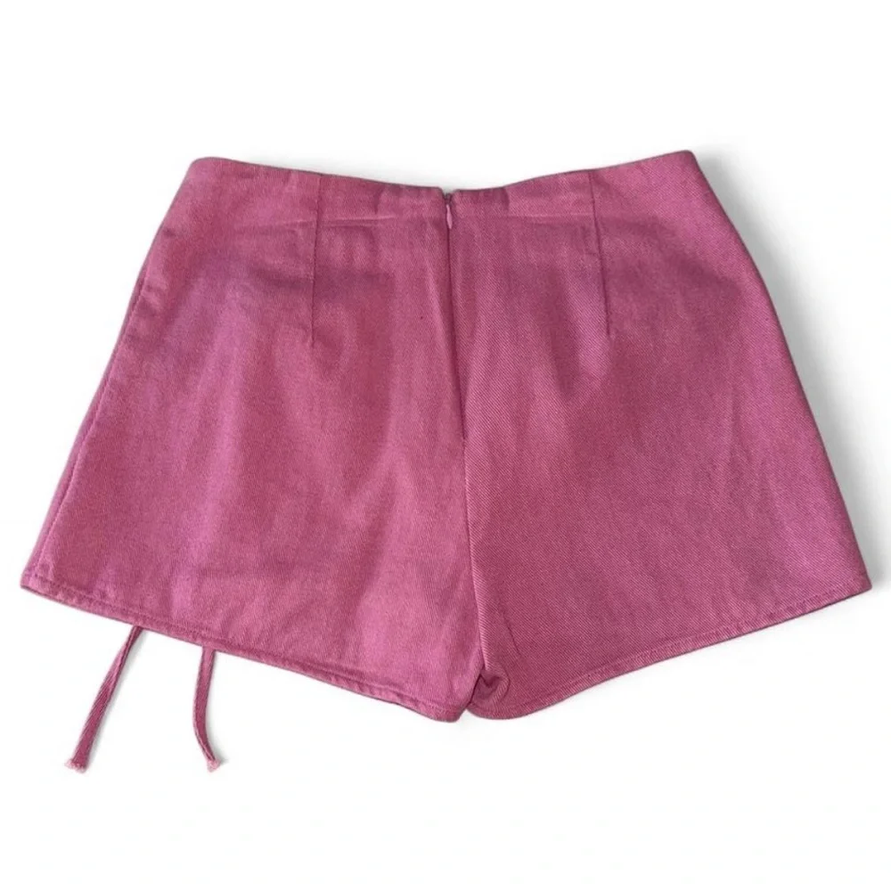 Altar'd State Pink Denim Mini Skirt - Picture 8 of 10